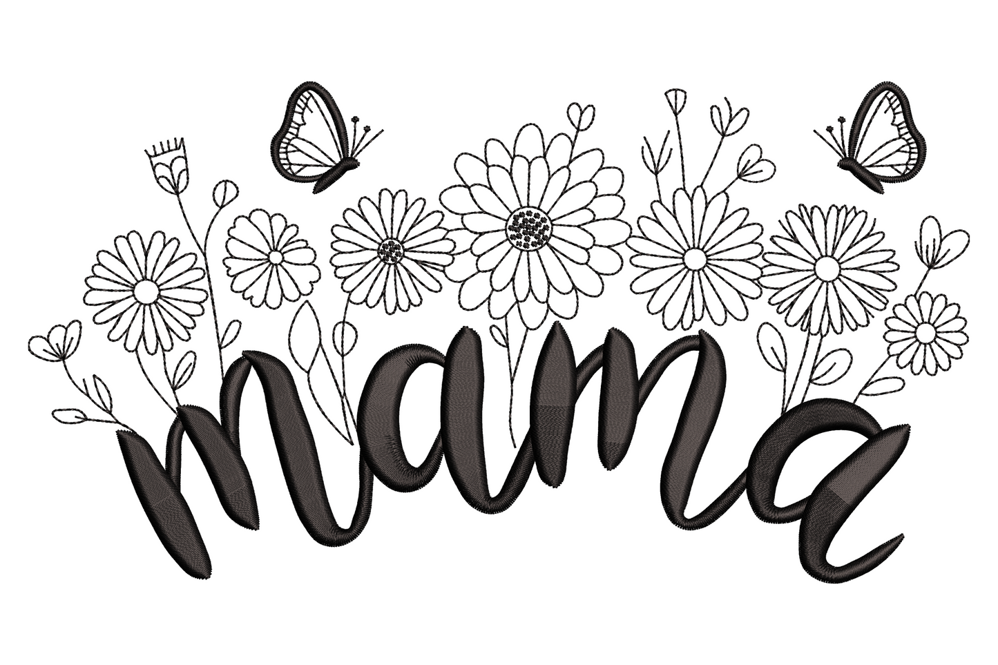 Beautiful Mama Machine Embroidery Design
