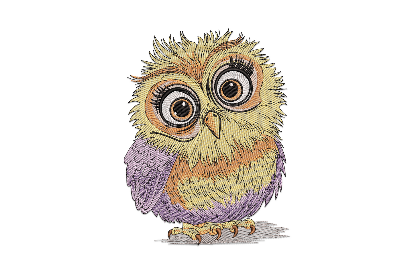 Cute Owl Embroidery Design