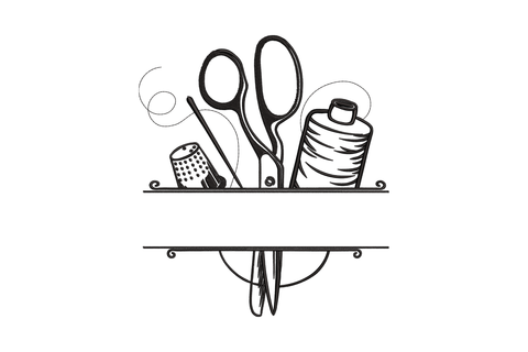 Sewing Tools Embroidery Design