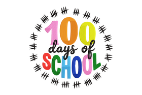 100 Days of School Embroidery Design, Machine Embroidery Pattern, Instant Download