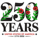 250 Years United States of America Embroidery Design, Machine Embroidery Pattern, Instant Download