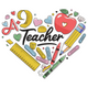 A+ Teacher Embroidery Design, Instant Download