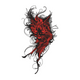 Abstract Fierce Cat Embroidery Design, Instant Download