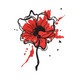 Abstract Flower Embroidery Design, Instant Download