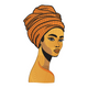 African Woman Portrait Embroidery Design, Cultural Machine Embroidery Pattern, Instant Download