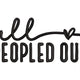 All Peopled Out Embroidery Design, Instant Download