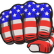 American Flag Fist Punch Embroidery Design, Instant Download