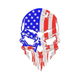 American Flag Skull Embroidery Design, Instant Download