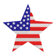 American Flag Star Embroidery Design, Patriotic Machine Embroidery Pattern, Instant Download