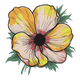 Artistic Floral Embroidery Design, Poppy Flower Machine Embroidery Pattern, Instant Download
