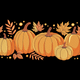 Autumn Pumpkin Patch Embroidery Design, Fall Machine Embroidery Pattern, Instant Download