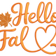 Autumn Welcome Embroidery Design, Fall Machine Embroidery Pattern, Instant Download