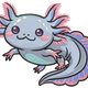 Axolotl Embroidery Design, Instant Download
