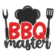 BBQ Master Embroidery Design, Grill Dad Apron Instant Download