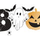 BOO Ghost Pumpkin Halloween Embroidery Design, Instant Download