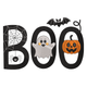 BOO Halloween Embroidery Design, Halloween Pattern, Machine Embroidery Pattern, Instant Download
