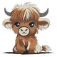 Baby Cow Farm Animal Embroidery Design, Cute Calf Pattern