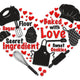 Baked with Love Bakery Sign Embroidery Design, Instant Download