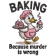 Baking Duck Embroidery Design, Instant Download
