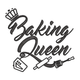 Baking Queen Embroidery Design, Instant Download