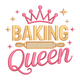 Baking Queen Embroidery Design, Machine Embroidery Pattern, Instant Download