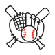 Baseball Catcher Mask Embroidery Design, Instant Download