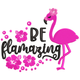 Be Flamazing Flamingo Embroidery Design, Instant Download