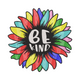 Be Kind Sunflower Embroidery Design, Inspirational Quote, Instant Download