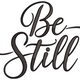 Be Still Embroidery Design, Instant Download