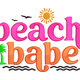 Beach Babe Embroidery Design, Summer Typography Machine Embroidery Pattern, Instant Download