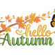 Autumn Leaves Embroidery Design, Fall Foliage Machine Pattern, Instant Download