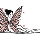 Beautiful Butterfly Fairy Embroidery Design, Machine Embroidery Pattern, Instant Download