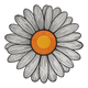 Beautiful Daisy Flower Embroidery Design, Machine Embroidery Pattern, Instant Download