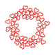 Beautiful Heart Wreath Embroidery Design, Instant Download