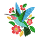 Beautiful Hummingbird Embroidery Design, Machine Embroidery Pattern, Instant Download