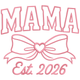 Beautiful Mama Est. 2026 Embroidery Design, Mother's Day Pattern, Instant Download