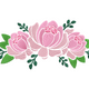 Beautiful Peony Flower Embroidery Design, Instant Download