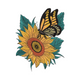 Sunflower Embroidery Design, Summer Garden Machine Embroidery Pattern, Instant Download