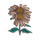 Beautiful Wildflower Embroidery Design, Instant Download