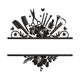 Beauty Salon Tools Frame Embroidery Design, Instant Download