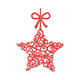 Believe Star Christmas Ornament Embroidery Design, Instant Download