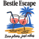 Bestie Escape Embroidery Design, Instant Download