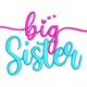 Big Sister Embroidery Design, Kids Sibling Announcement, Instant Download