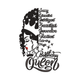 Birthday Queen Embroidery Design, Instant Download