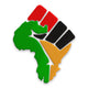 Black Power Africa Fist Embroidery Design, Instant Download