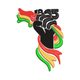 Black Power Fist 1865 Embroidery Design, Instant Download