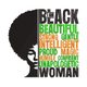 Black Woman Empowerment Embroidery Design, Instant Download