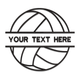 Blank Basketball Embroidery Design, Sports Ball Outline Pattern, Instant Download