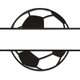 Blank Soccer Ball Embroidery Design, Instant Download