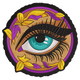 Boho Evil Eye Embroidery Design, Instant Download